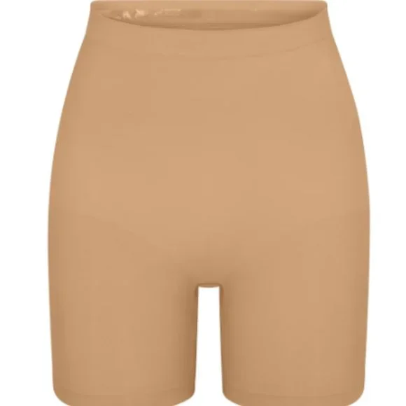 (2444) NWOT SKIMS SEAMLESS SCULPT MID THIGH in OCHRE Sz S/M - Picture 1 of 6